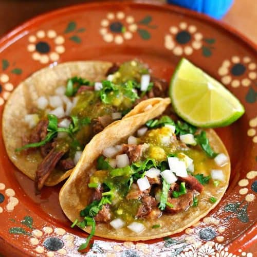 Beef Tongue Lengua Tacos recipe