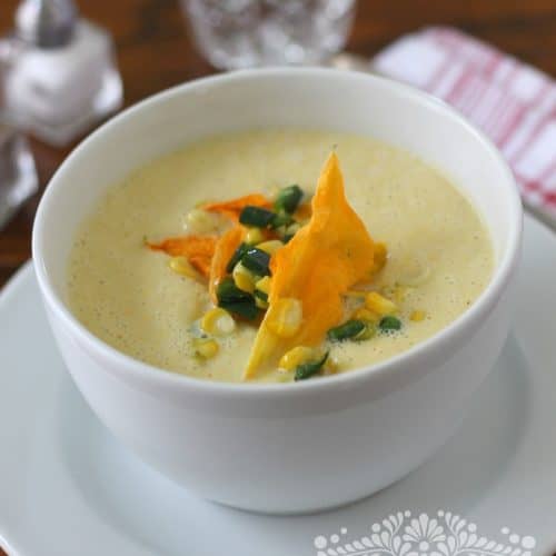 Creamy corn soup - 1