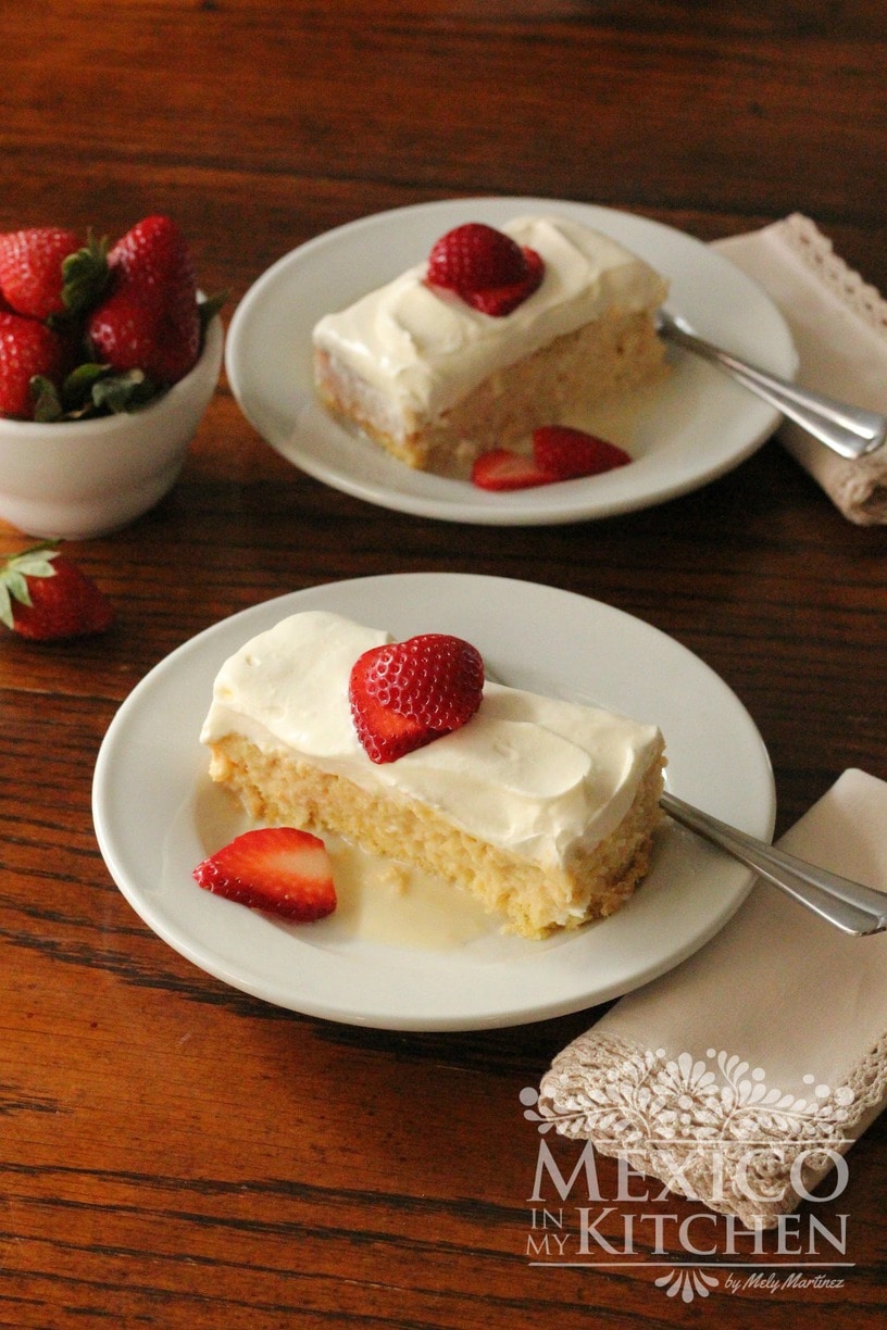 Tres leches cake recipe is a rich and moist, milk-soaked sponge cake. 
