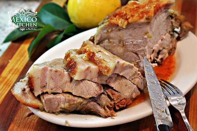 Mexican Christmas Dishes, Easy Roasted Pork Leg