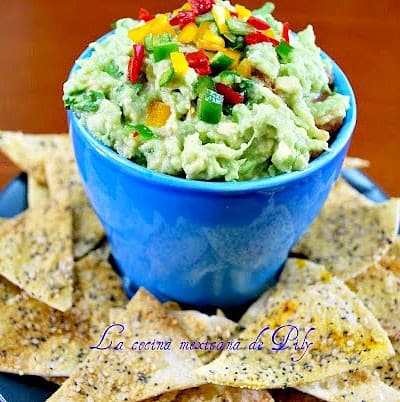 how to make guacamole with tortilla chips