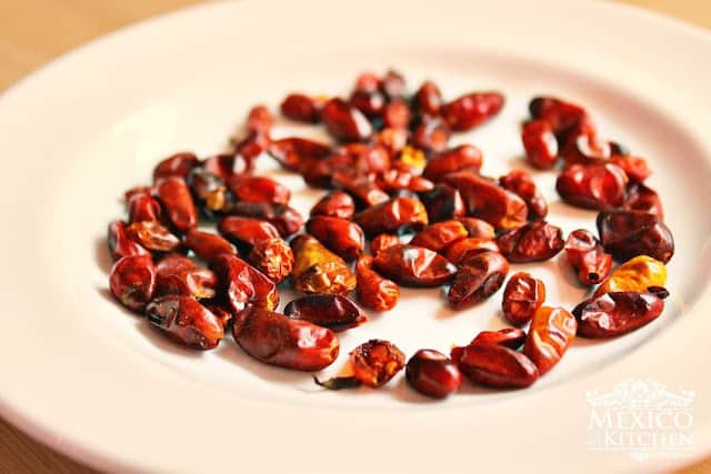 hot piquin peppers roasted 