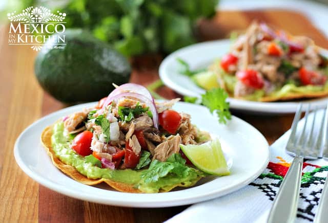 Canned Tuna Ceviche Tostadas | Authentic Mexican Food