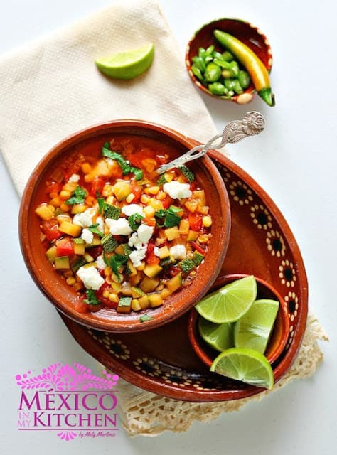 Corn and Zucchini Soup | Mexican Recipes