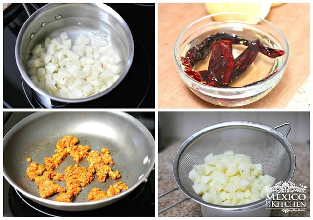 Pambazo mexicano | step by step instructions with photos of the process.