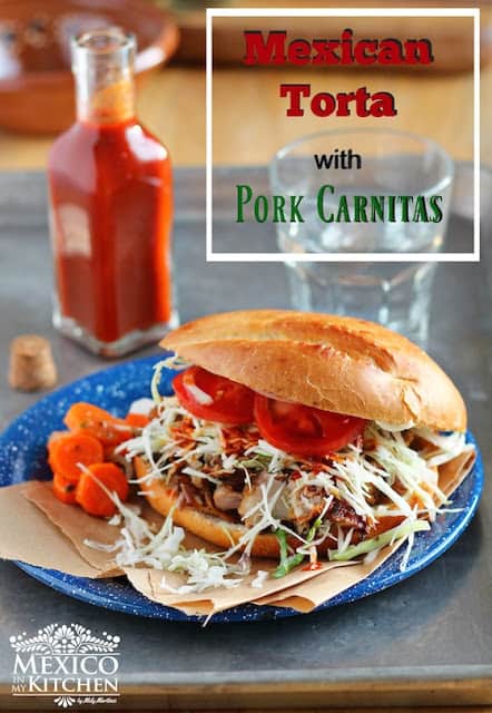 Mexican pork carnitas torta, Learn how to do make it today.
