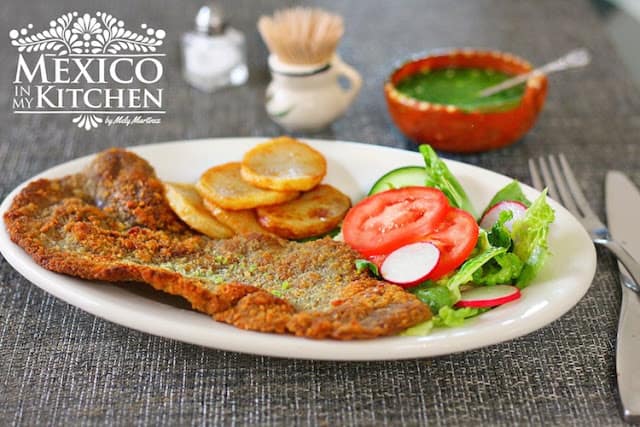Mexican Milanesa recipe, a step by step photo tutorial with delicious results.