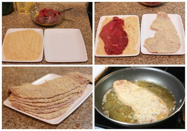 Mexican Milanesa recipe, a step by step photo tutorial with delicious results.