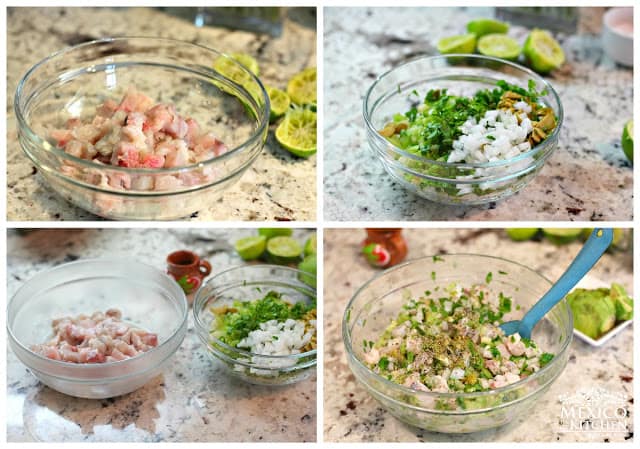 Mexican Ceviche verde │instructions step by step