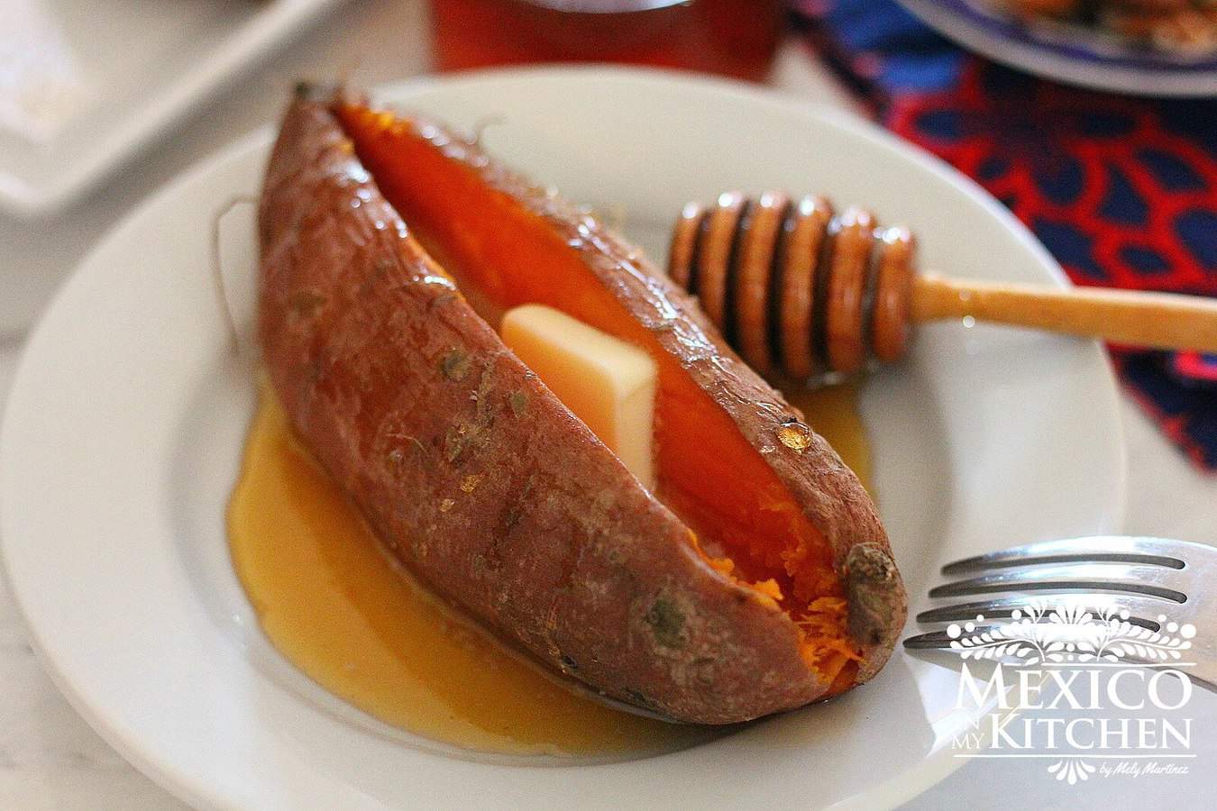 how to make baked sweet potatoes with honey 