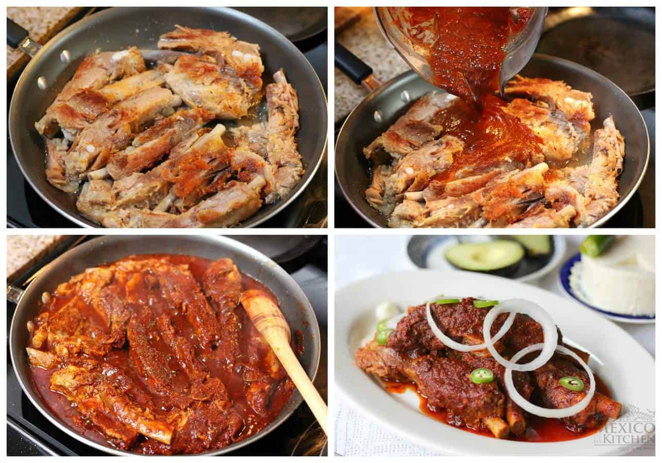 Pork ribs in adobo | Mexican recipes
