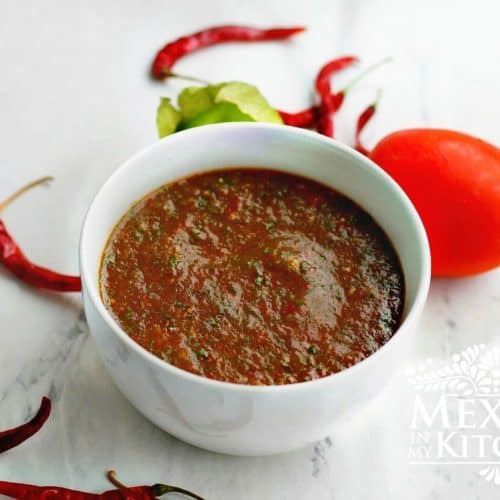 Chile de arbol salsa recipe - 3a