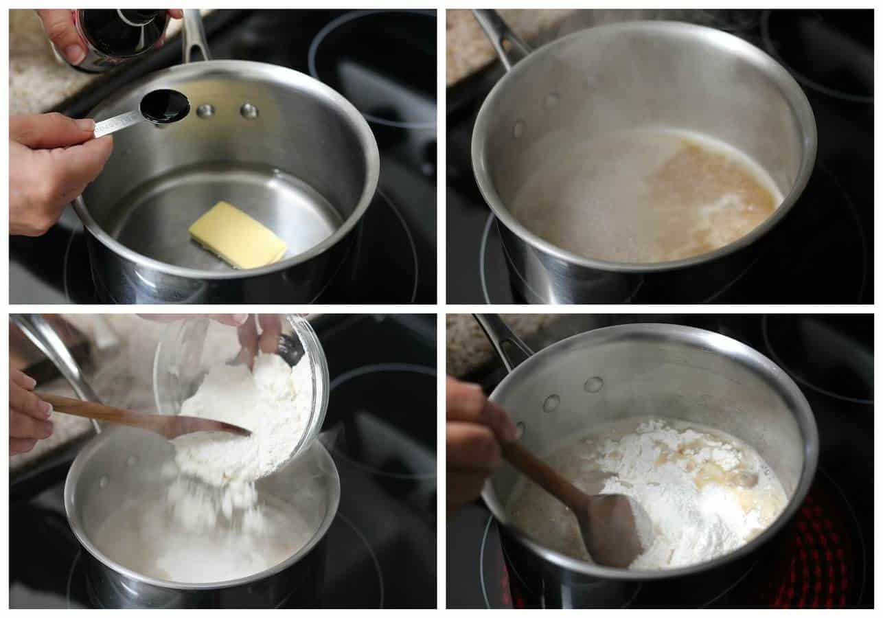 steps to making churro dough