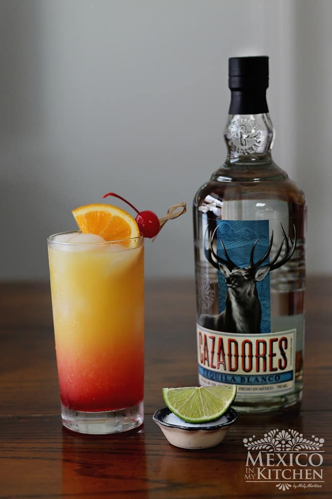 Tequila Cazadores - Tequila sunrise