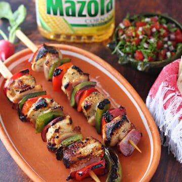 chicken Kebabs mexican style