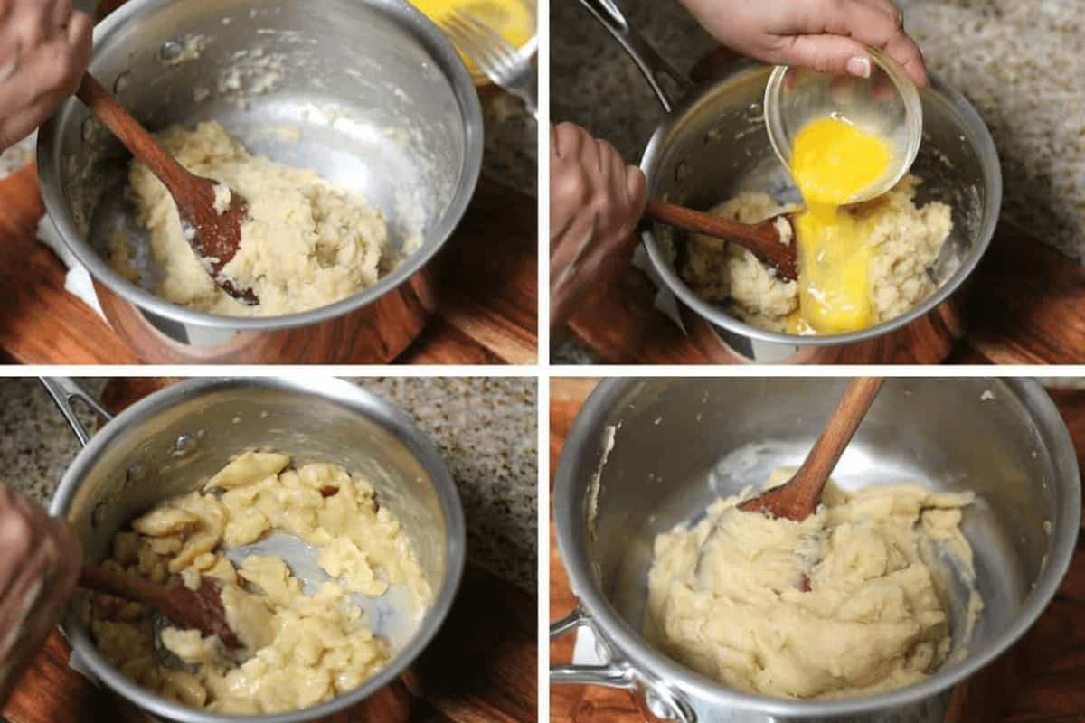 Step by step to make Mexican churro dough