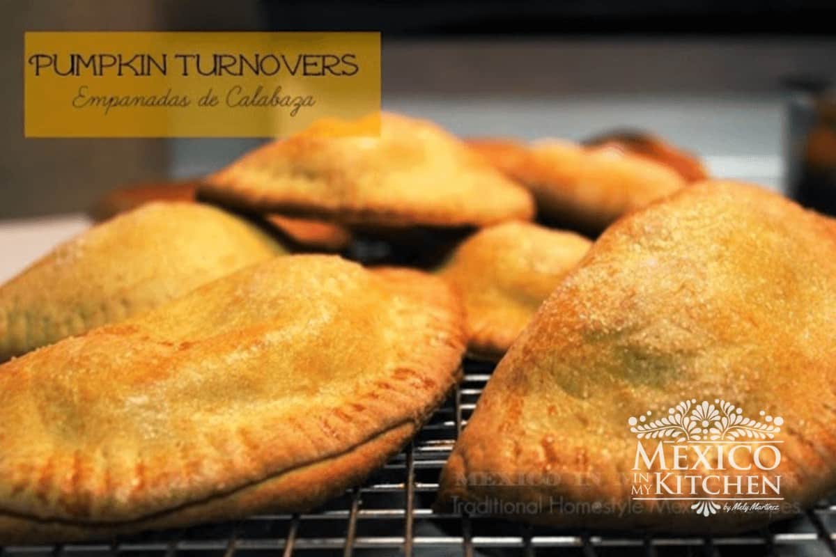 turnovers baked and placed on a cooling rack.