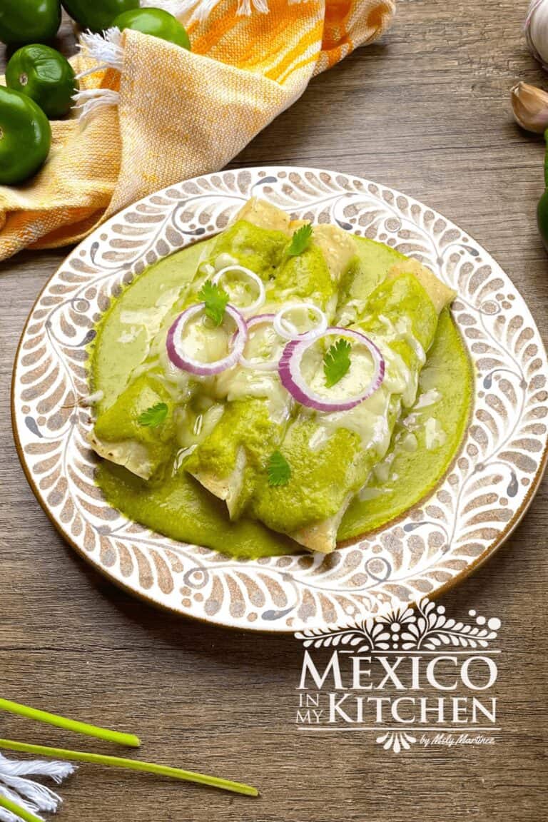 Green Chicken Enchiladas 