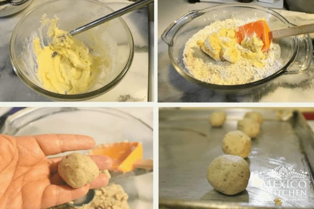 Mixing ingredientes for cookies
