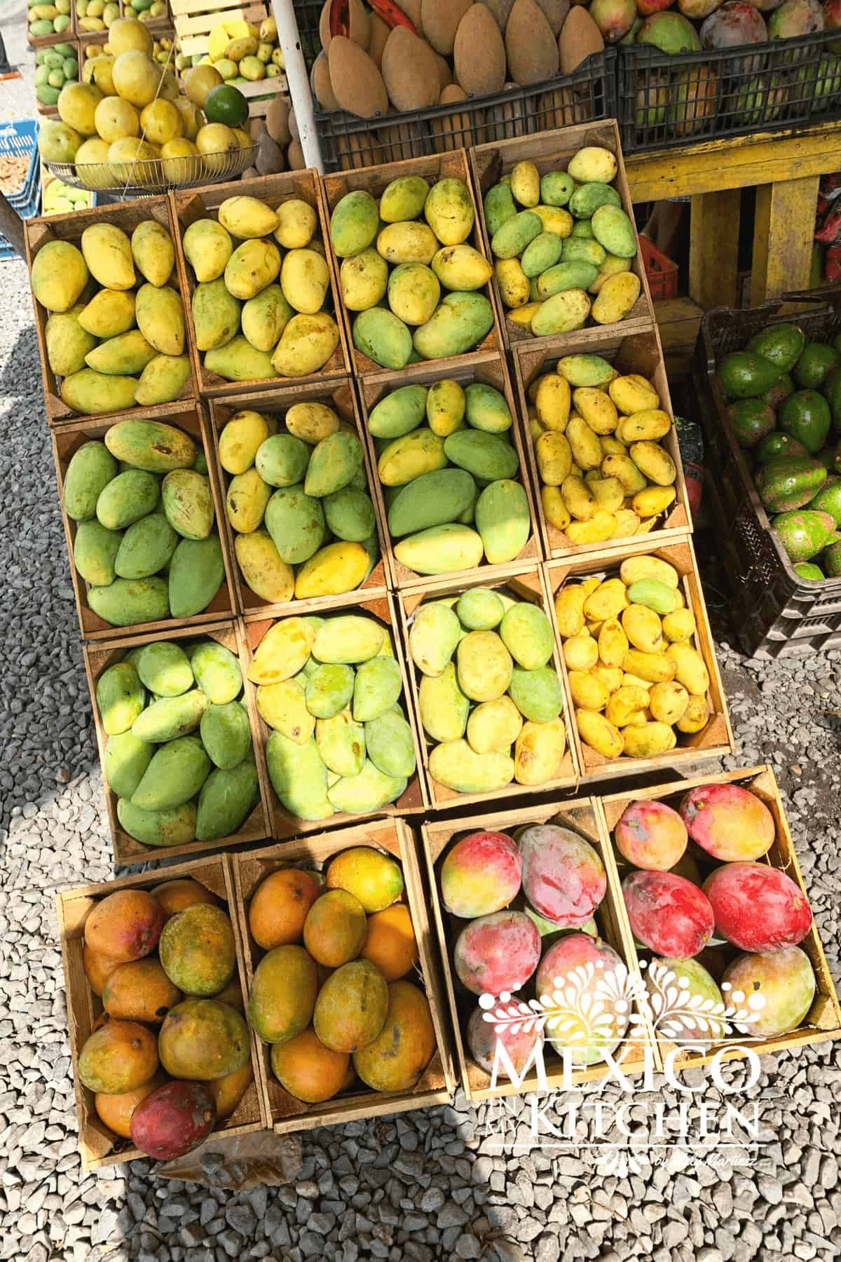 Stand in Mexico selling fresh fruit
